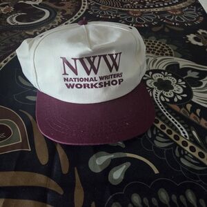 White and Maroon Cap